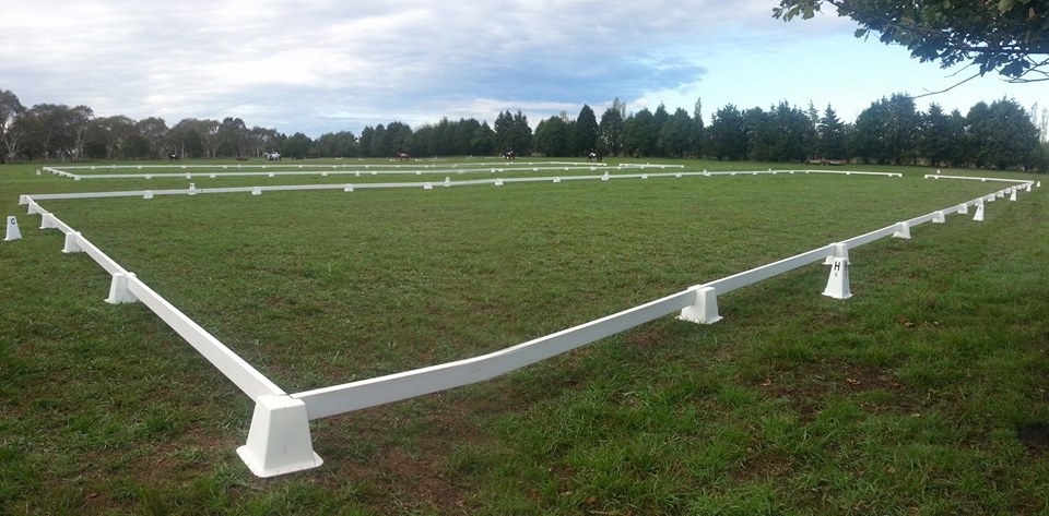 Dressage Arenas ready for competition time!